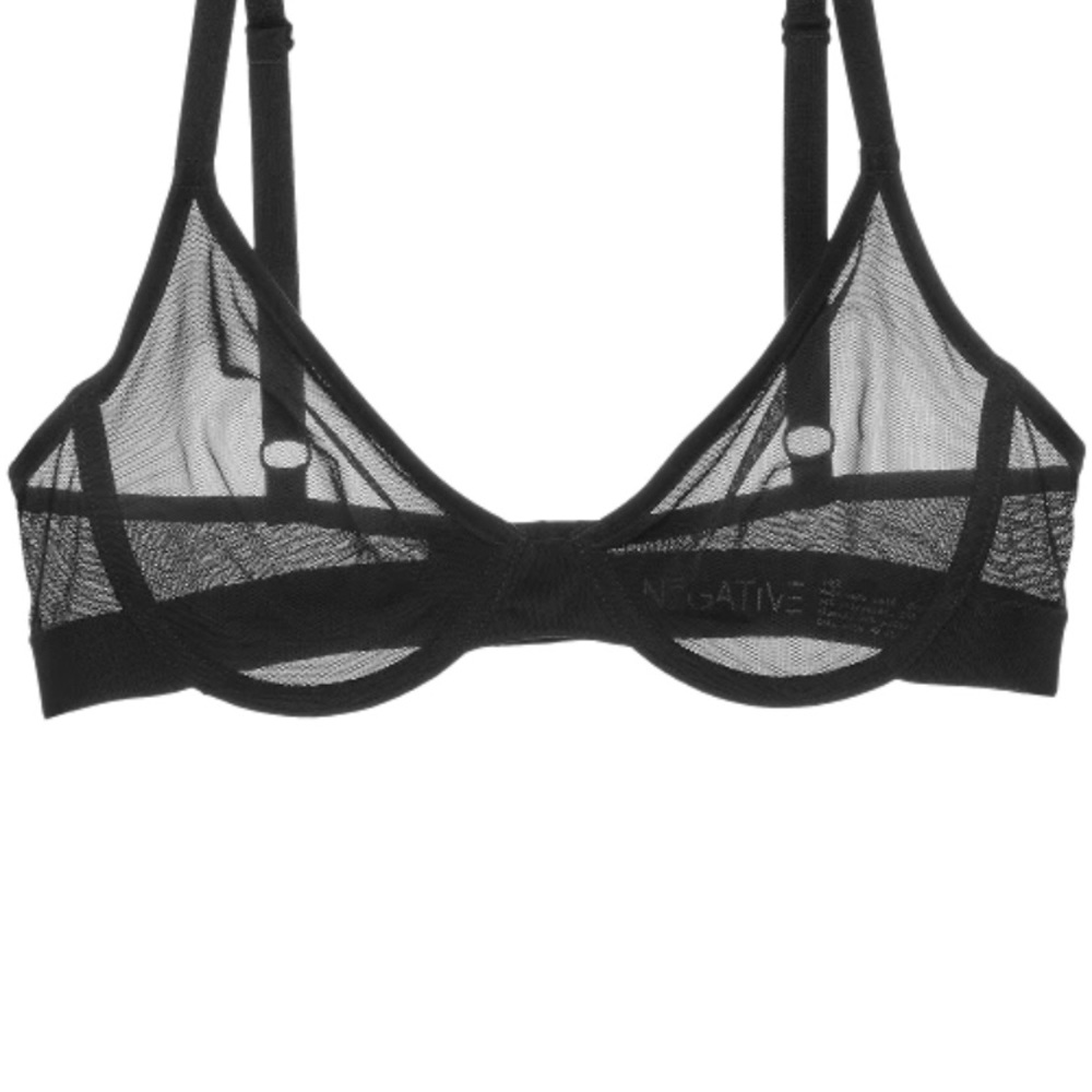 Negative Underwire Sieve Demi Bra in Black 32B $78 MSRP Excellent Condition